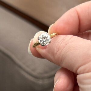 Vintage 1.2 carat engagement ring